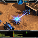 **Prompt:** A split image illustrating a gamer's journey. On one side, a frustrating StarCraft 2 battle scene with visibly stuttering units and a low FPS counter, highlighting the CPU overload experienced during large unit engagements. On the other side, the same battle flows smoothly and vibrantly, demonstrating the significant improvement achieved by adjusting in-game settings like 'Unit Detail' and 'Physics Quality'. The visual contrast should convey a sense of relief and optimized gameplay.